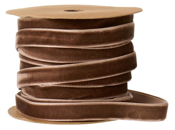Sametová stuha Chocolate – 10 m