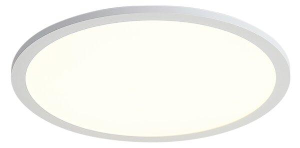 Chytrý LED panel bílý 40 cm vč. LED stmívání do teplých tónů s dálkovým ovládáním - Knob