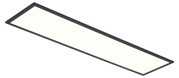 LED panel černý obdélníkový vč. LED 3-krokové stmívání - Reeves