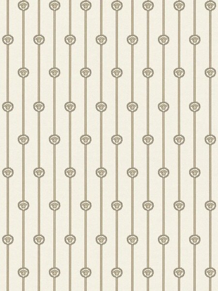 A.S. Création | Vliesová tapeta na zeď Versace 6 79173-5 | 0,53 x 10,05 m | bílá, krémová, béžová