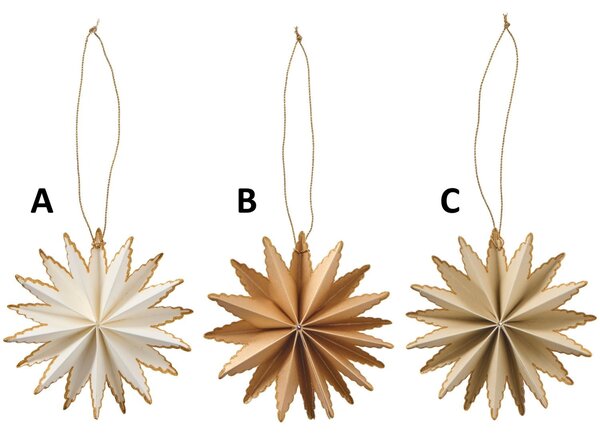 Papírová dekorace Colours Snowflake Varianta A