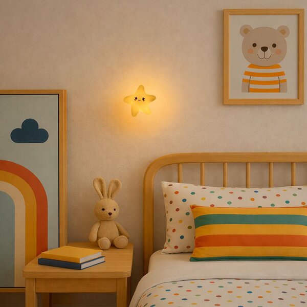 Dětská noční lampa DREAMIES žlutá