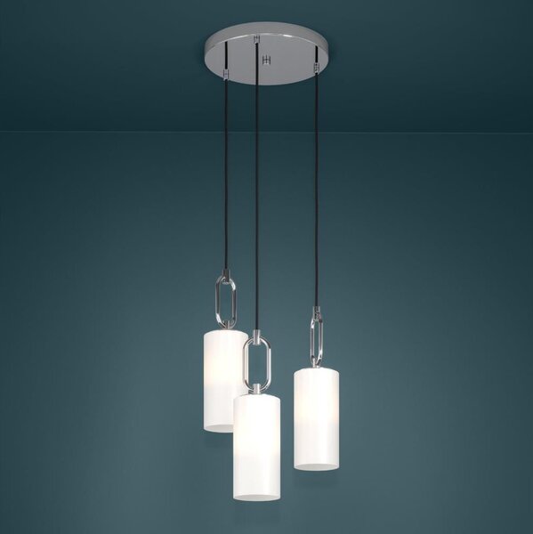Eglo 390128 - Lustr na lanku MAJANA 3xE27/40W/230V lesklý chrom
