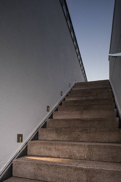LA 1006407 CONCRETO EL nástěnné zápustné svítidlo šedé, 3,2 W, 15 lm, 3000 K - BIG WHITE (SLV)
