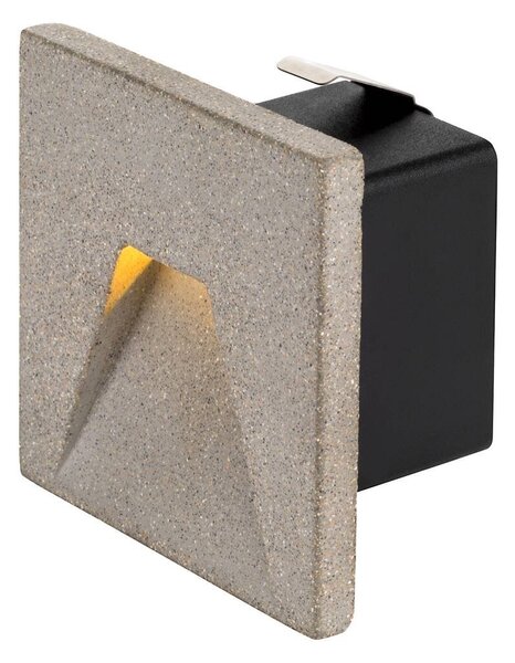 LA 1006406 CONCRETO EL nástěnné zápustné svítidlo šedé, 3,2 W, 45 lm, 3000 K - BIG WHITE (SLV)