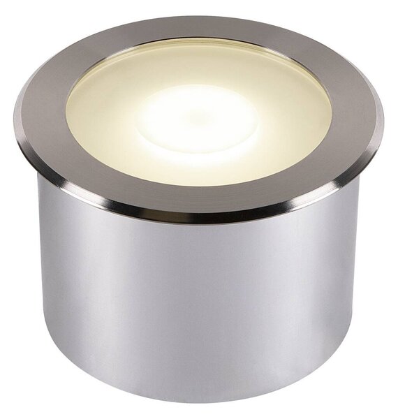 LA 1006106 DASAR FLAT 120 EL zápustné zemní svítidlo z nerezové oceli 7 W 3000 K - BIG WHITE (SLV)