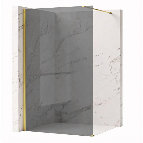 Sprchová zástěna Rea Flexi Grey / Gold 100