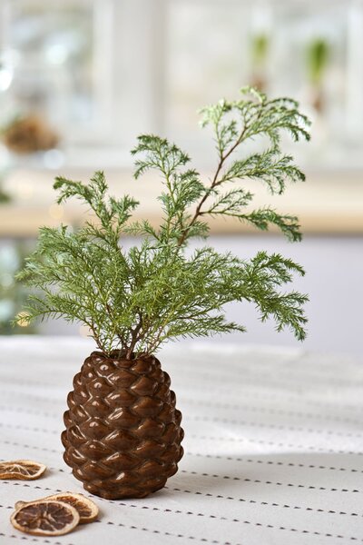 Keramická vázička Pine Cone