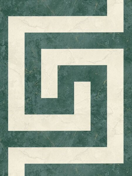 A.S. Création | Vliesová tapeta na zeď Versace 6 79174-3 | 0,53 x 10,05 m | krémová, zrelená, vining ivy, metalická