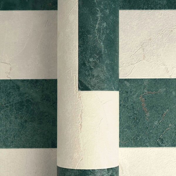 A.S. Création | Vliesová tapeta na zeď Versace 6 79174-3 | 0,53 x 10,05 m | krémová, zrelená, vining ivy, metalická