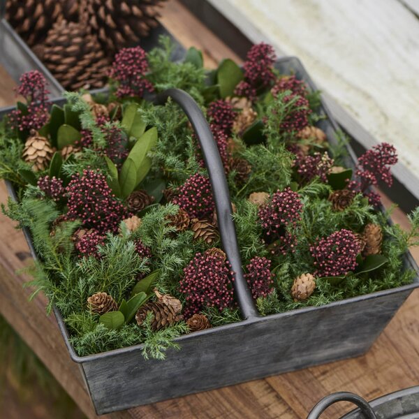 Kovový úložný koš Urban Garden – set 3 ks