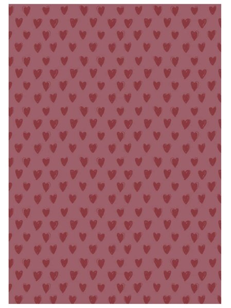 Balicí papír Desert Rose Hearts – 5 m