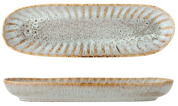 Barevná kameninová servírovací miska Bloomingville Fleur 37,5 cm