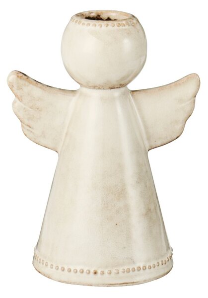 Keramický svícen Angel Cream Large