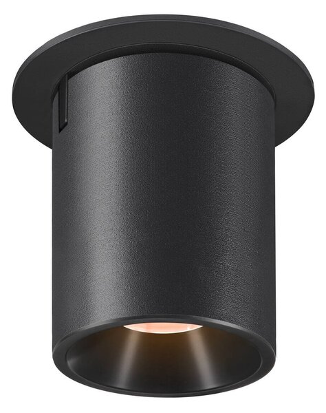 LA 1007032 NUMINOS® PROJECTOR L stropní zápustné svítidlo 2700 K, 40°, válcové, černé/černé - BIG WHITE (SLV)