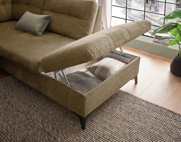 SEDACÍ SOUPRAVA, textil, pískové barvy MID.YOU - Sedací soupravy, Online Only