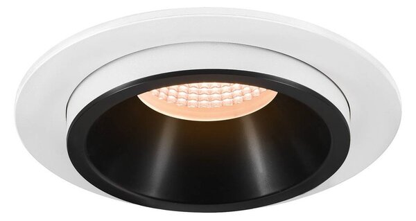 LA 1007041 NUMINOS® PROJECTOR L stropní zápustné svítidlo, 2700 K, 40°, válcové, bílé/černé - BIG WHITE (SLV)