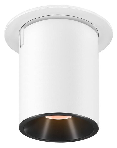 LA 1007041 NUMINOS® PROJECTOR L stropní zápustné svítidlo, 2700 K, 40°, válcové, bílé/černé - BIG WHITE (SLV)