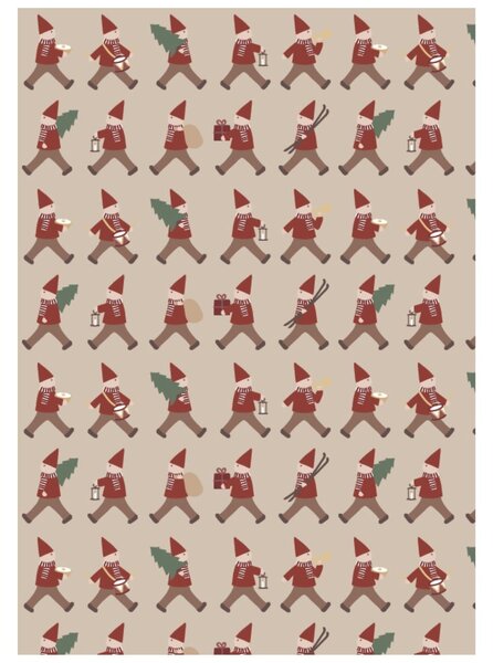 Vánoční balicí papír Santa's Helpers – 5 m