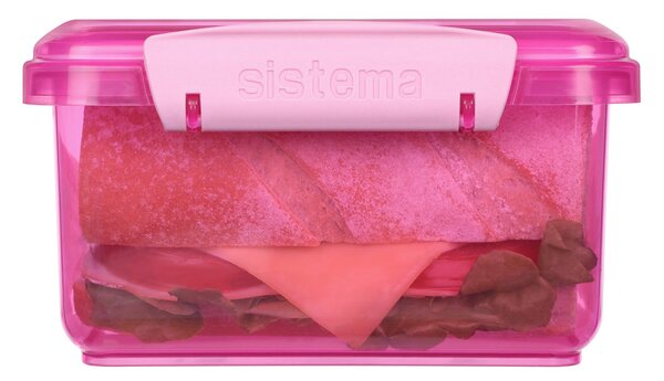 Sistema Svačinový box Lunch Plus 1,2l Barva: růžová