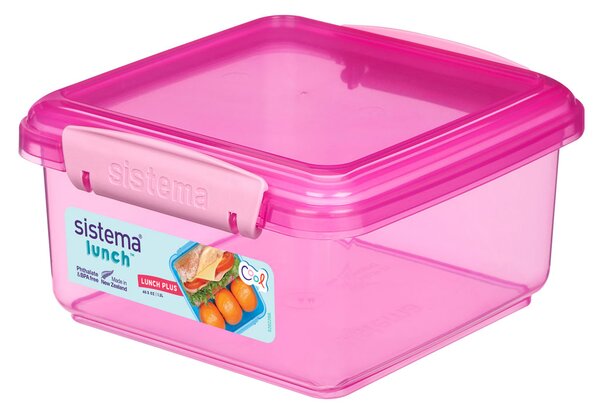 Sistema Svačinový box Lunch Plus 1,2l Barva: růžová