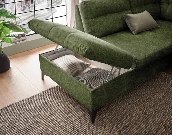 SEDACÍ SOUPRAVA, textil, olivově zelená MID.YOU - Sedací soupravy, Online Only