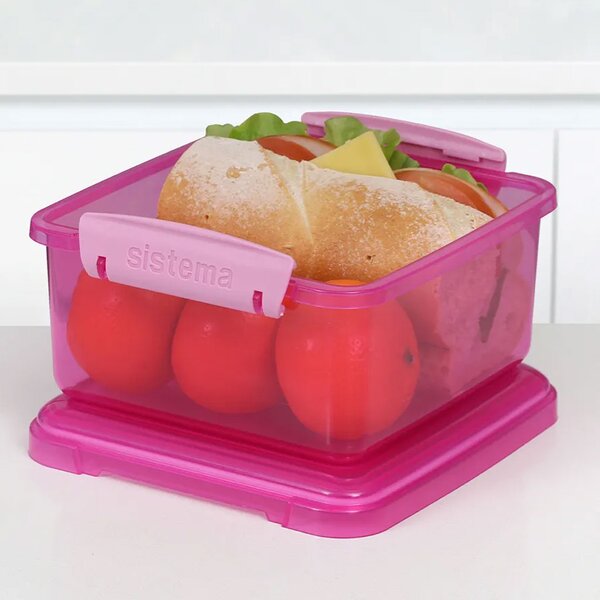 Sistema Svačinový box Lunch Plus 1,2l Barva: růžová