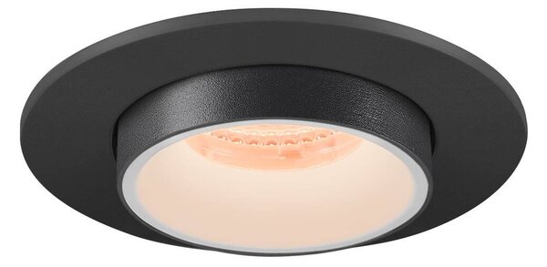 LA 1006928 NUMINOS® PROJECTOR S stropní zápustné svítidlo, 2700 K, 55°, válcové, černé/bílé - BIG WHITE (SLV)
