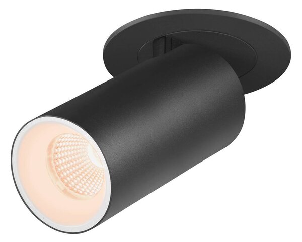 LA 1006928 NUMINOS® PROJECTOR S stropní zápustné svítidlo, 2700 K, 55°, válcové, černé/bílé - BIG WHITE (SLV)