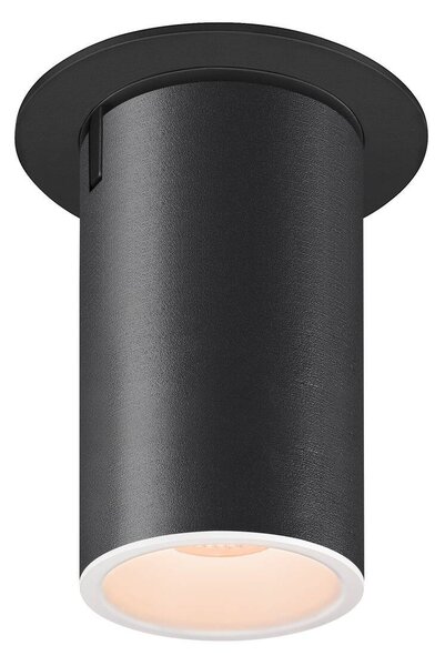 LA 1006982 NUMINOS® PROJECTOR M stropní zápustné svítidlo, 2700 K, 55°, válcové, černé/bílé - BIG WHITE (SLV)