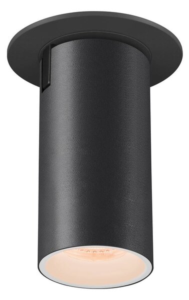 LA 1006928 NUMINOS® PROJECTOR S stropní zápustné svítidlo, 2700 K, 55°, válcové, černé/bílé - BIG WHITE (SLV)