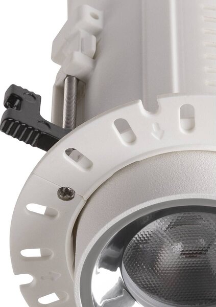 LA 1006884 NUMINOS® PROJECTOR XS stropní zápustné svítidlo, 2700 K, 55°, válcové, bílé/chrom - BIG WHITE (SLV)