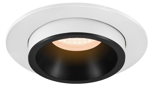 LA 1006990 NUMINOS® PROJECTOR M stropní zápustné svítidlo, 2700 K, 55°, válcové, bílé/černé - BIG WHITE (SLV)
