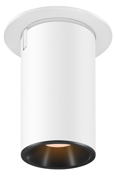 LA 1006990 NUMINOS® PROJECTOR M stropní zápustné svítidlo, 2700 K, 55°, válcové, bílé/černé - BIG WHITE (SLV)
