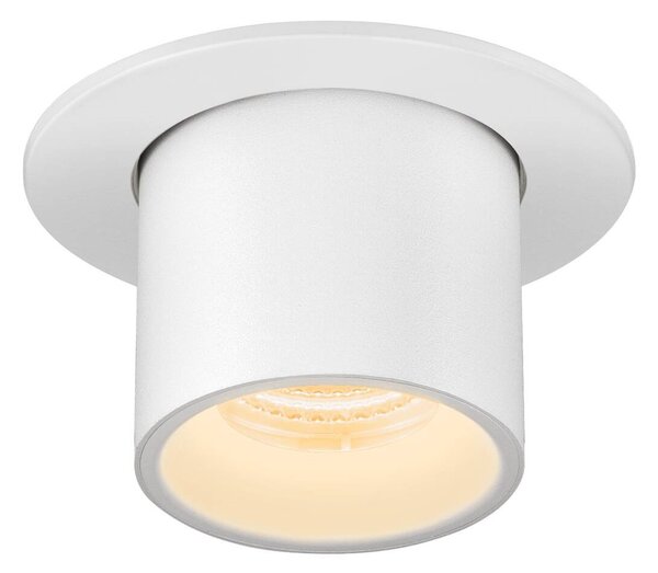 LA 1006955 NUMINOS® PROJECTOR S stropní zápustné svítidlo, 3000 K, 55°, válcové, bílé/bílé - BIG WHITE (SLV)