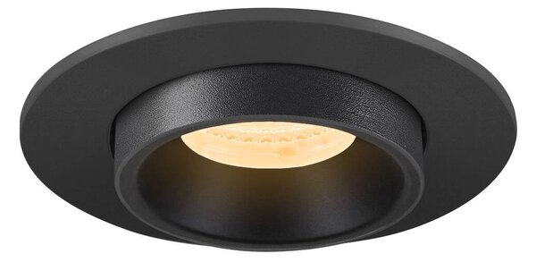 LA 1006945 NUMINOS® PROJECTOR S stropní zápustné svítidlo, 3000 K, 55°, válcové, černé/černé - BIG WHITE (SLV)