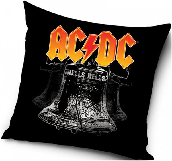 Polštář AC/DC - motiv Hells Bells - 40 x 40 cm