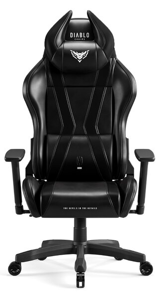 Herní židle z ekokůže Normal Size, černá: Diablo X-Horn 2.0