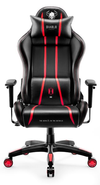 Herní židle Diablo X-One 2.0 Normal Size: černo-červená