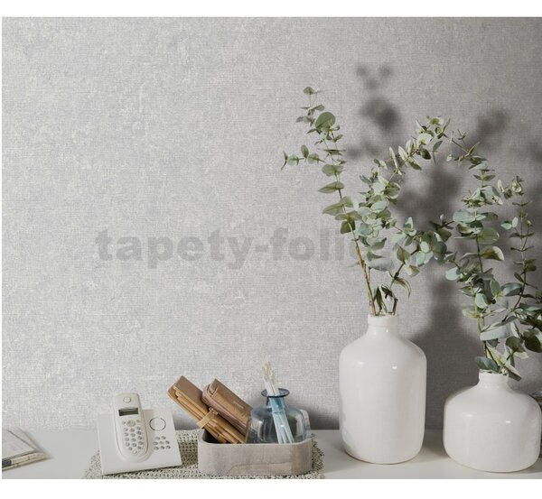 Vliesové tapety na zeď Gentle 10430-31, rozměr 10,05 m x 0,53 m, jemná struktura šedá, Erismann