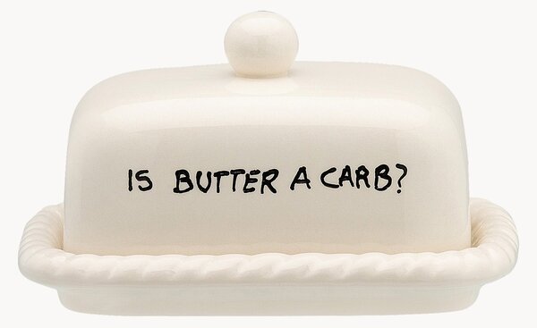 Ručně vyrobená máselnička Is Butter a Carb