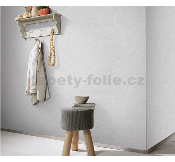 Vliesové tapety na zeď Gentle 10430-31, rozměr 10,05 m x 0,53 m, jemná struktura šedá, Erismann