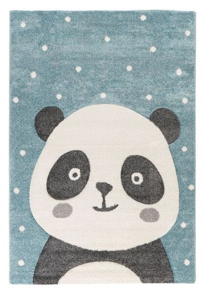 Kayoom Dětský koberec s motivem (panda / modrá, 80 x 150 cm) (100264537002)