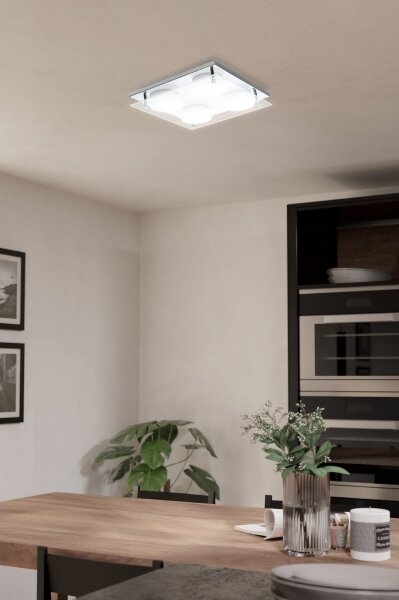 Eglo 75329 - LED Stropní svítidlo ABIOLA 4xLED/6W/230V lesklý chrom