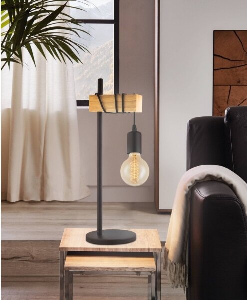 Eglo 55249 - Stolní lampa TOWNSHEND 1xE27/10W/230V