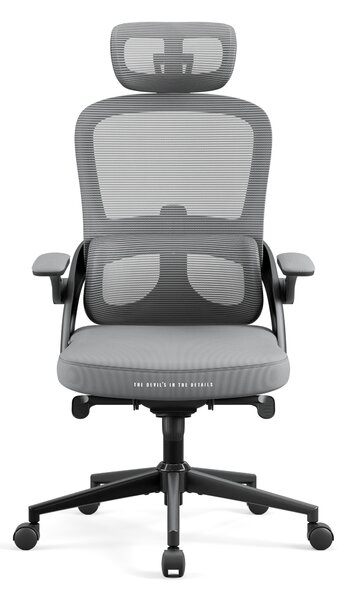 Ergonomická kancelářská židle Diablo V-Light: šedá