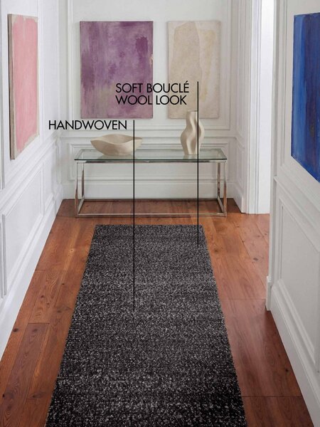 Ted Baker, Běhoun Ted Baker Notting Hill 106345 Dark Grey, 80x200, šedá, ložnice