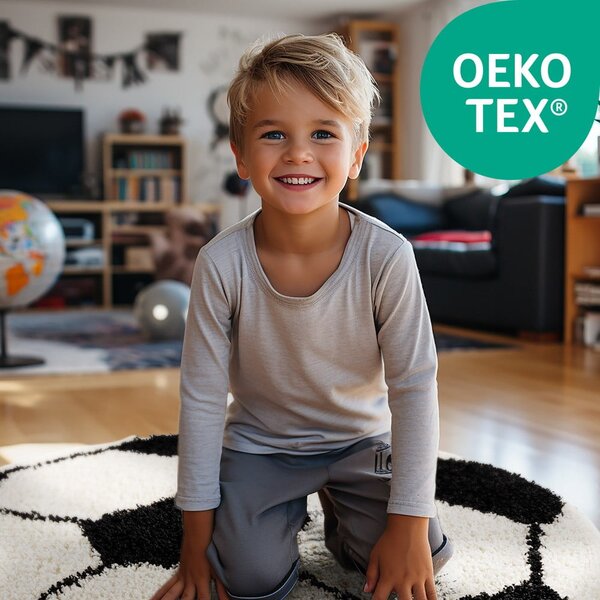 Černo-krémový dětský koberec ø 100 cm Fun – Ayyildiz Carpets