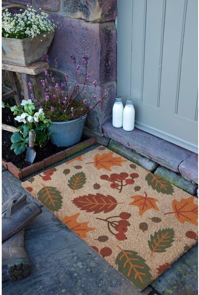 Rohožka z kokosového vlákna 40x60 cm Autumn Leaves – Artsy Doormats