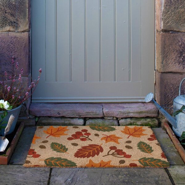Rohožka z kokosového vlákna 40x60 cm Autumn Leaves – Artsy Doormats